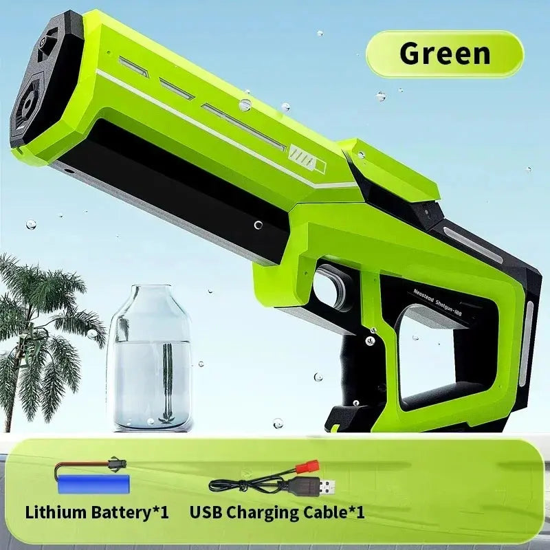 The bestselling children's toy electric water gun can spray water continuously, automatically suck up water and has a long range Pinochio