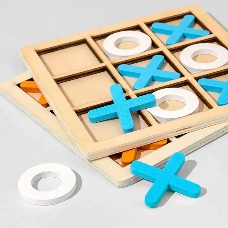 Funny Gifts Desk Decoration Family Games Table Toy Board Game Tic Tac Toe Pinochio