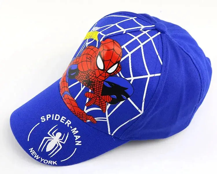 Spiderman Baseball Cap Boys Girls Hats Superhero Peripheral Sunhat Childrens Birthday Gift Cosplay Props Fashion Caps Pinochio