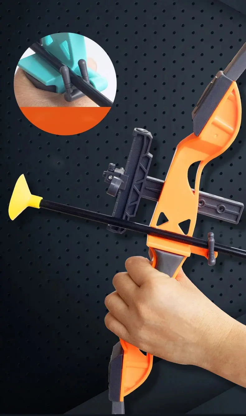92cm Children's Bow and Arrow Toy Set Children's Archery Practice Recurve Bow Outdoor Shooting Toy with Target Birthday Gift Pinochio