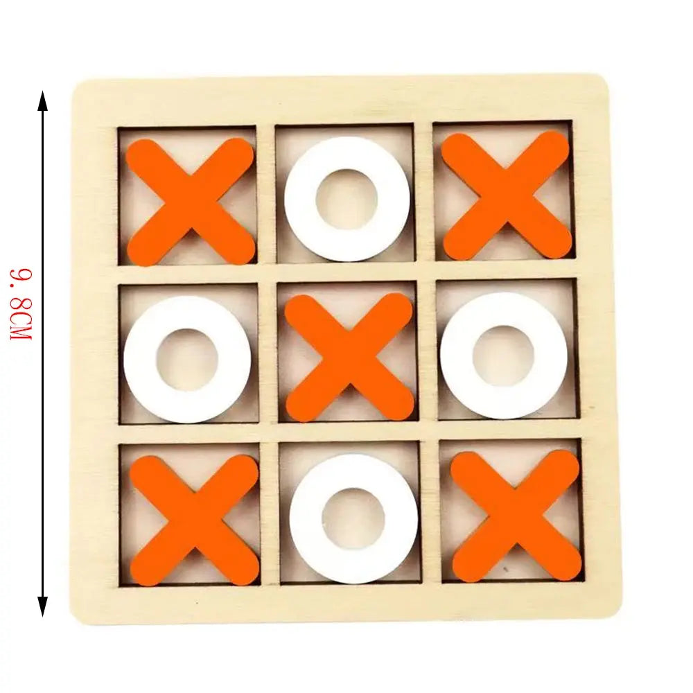 Funny Gifts Desk Decoration Family Games Table Toy Board Game Tic Tac Toe Pinochio