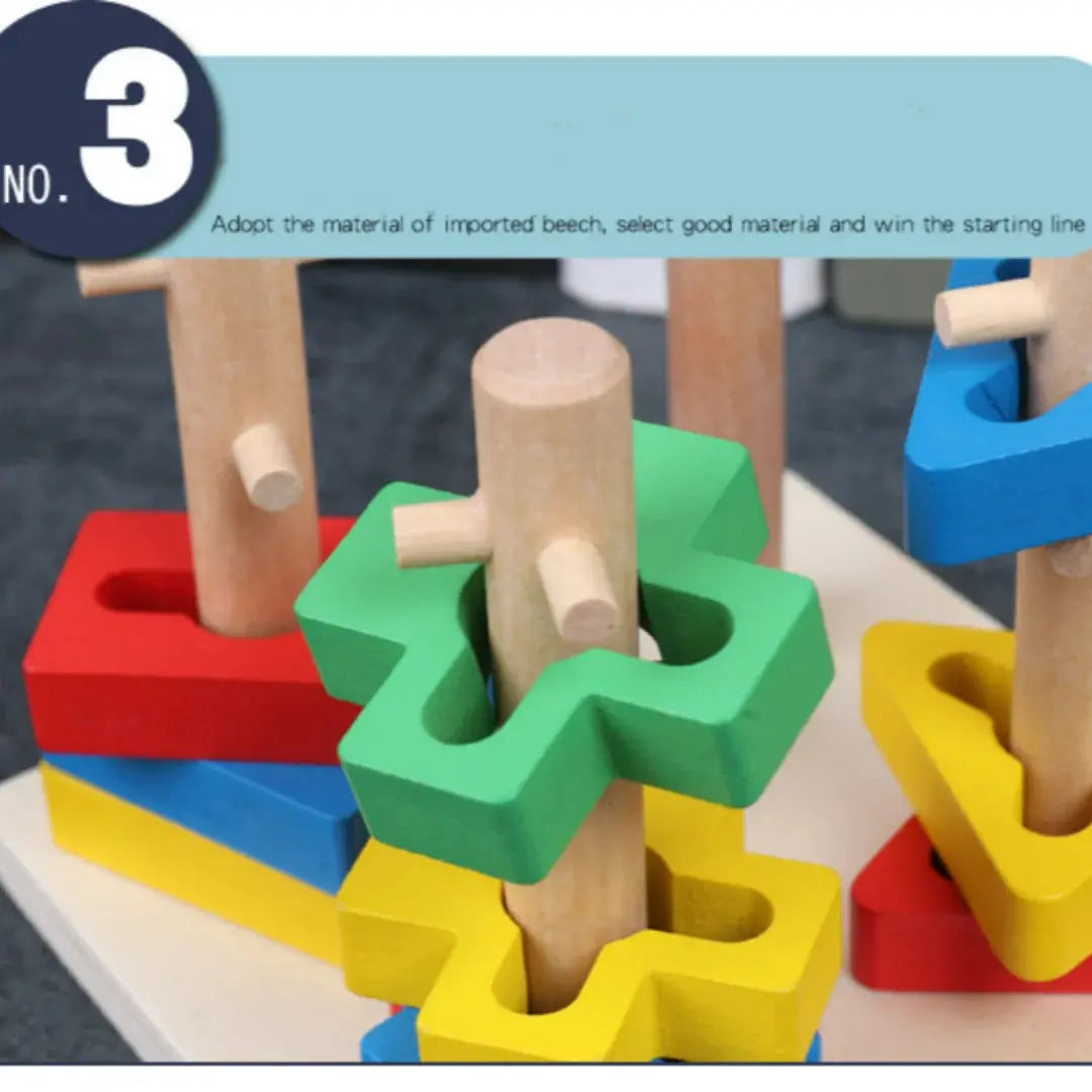 Wooden Toys for Kids Children's Montessori Early Education Toys Logical Training Toys for Baby Birthday Gift for Boys and Girls Pinochio