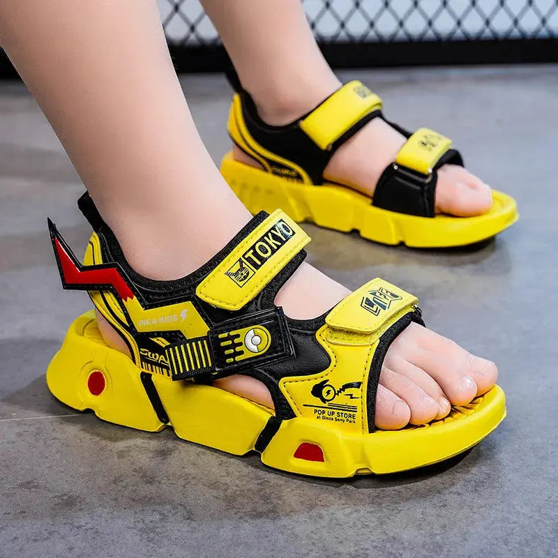 Pikachu-inspired Summer Sandals for Kids My Store