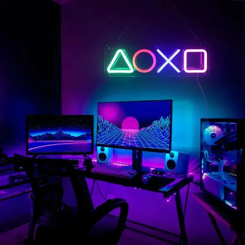 Gamer's Glow: Neon Bedroom Vibes My Store