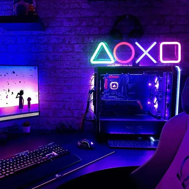 Gamer's Glow: Neon Bedroom Vibes My Store