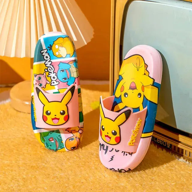 Pikachu Delight- Unisex Cartoon Slippers My Store