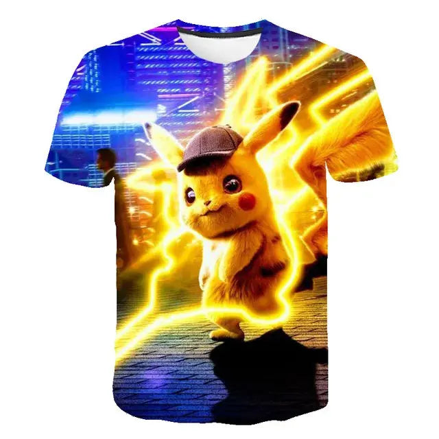 Pikachu Summer Swagger Kids T-Shirt - Pinochio