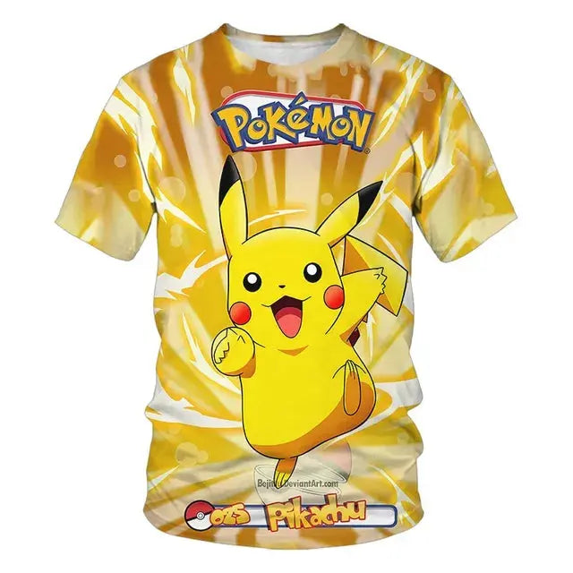 Pikachu Summer Swagger Kids T-Shirt - Pinochio