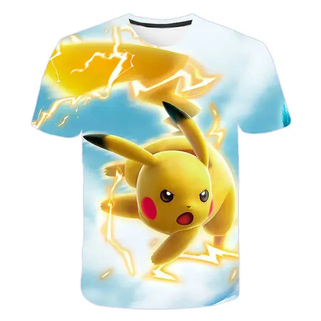 Pikachu Summer Swagger Kids T-Shirt - Pinochio
