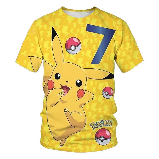 Pikachu Summer Swagger Kids T-Shirt - Pinochio