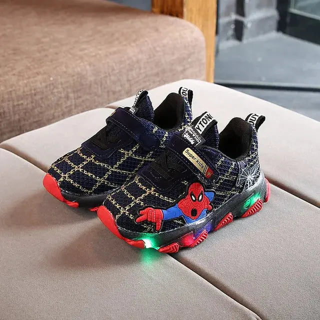 SpiderGlow Magical Light-Up Sneakers My Store