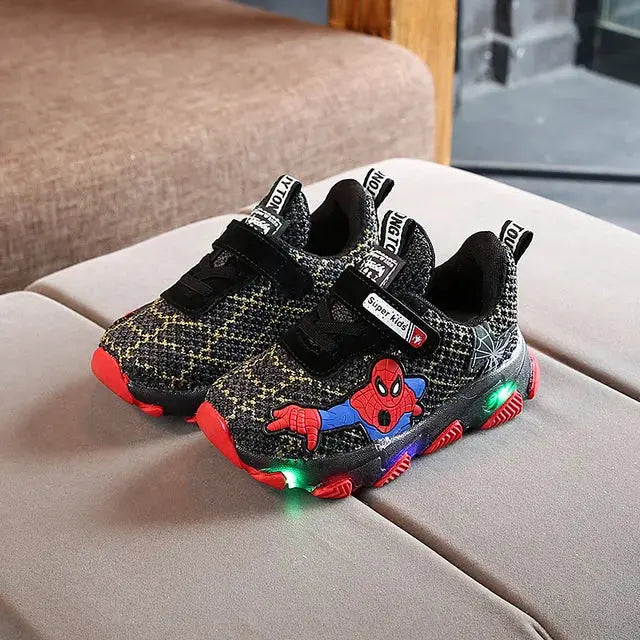 SpiderGlow Magical Light-Up Sneakers My Store