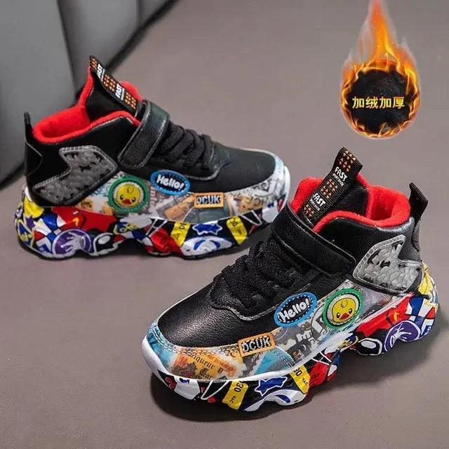 Stride Right Leather Sneakers for Kids My Store
