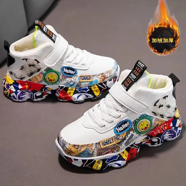 Stride Right Leather Sneakers for Kids My Store