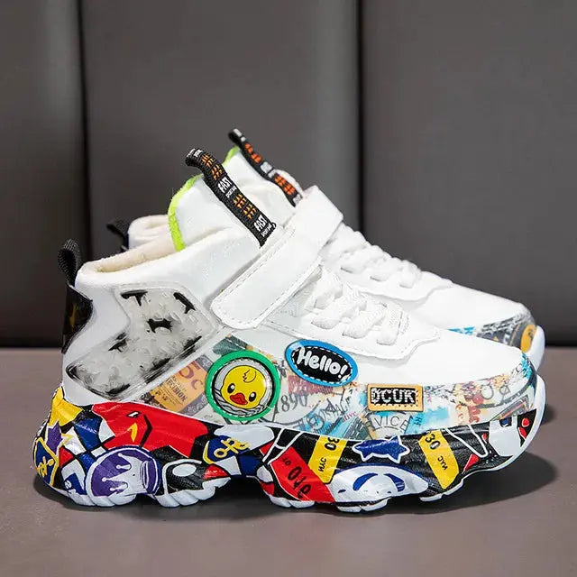 Stride Right Leather Sneakers for Kids My Store