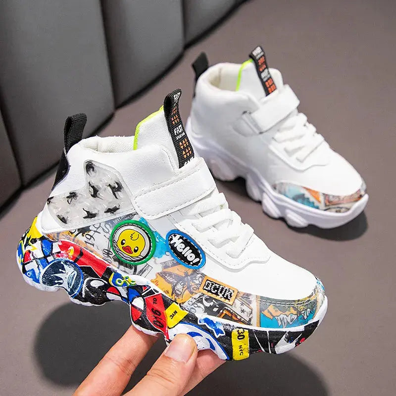 Stride Right Leather Sneakers for Kids My Store