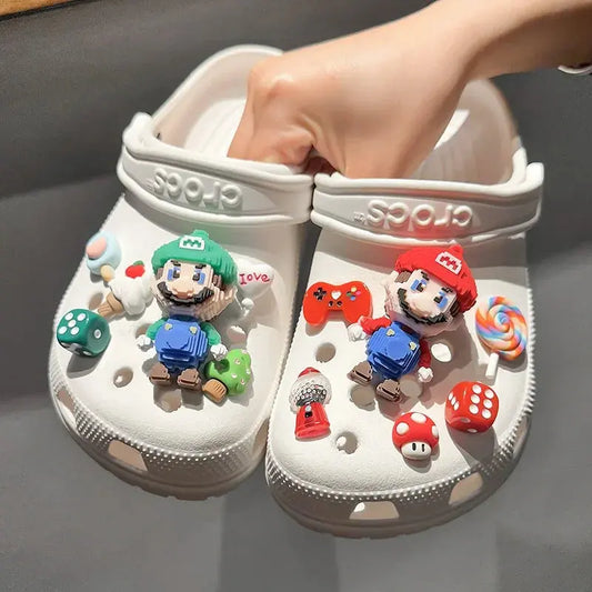 Super Mario Mania Shoe Decor Set - Pinochio