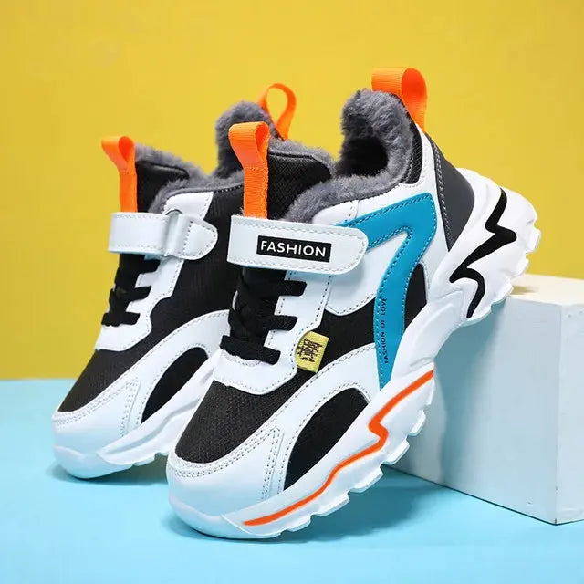 Winter WonderRun: Kids' Plush Sneakers My Store
