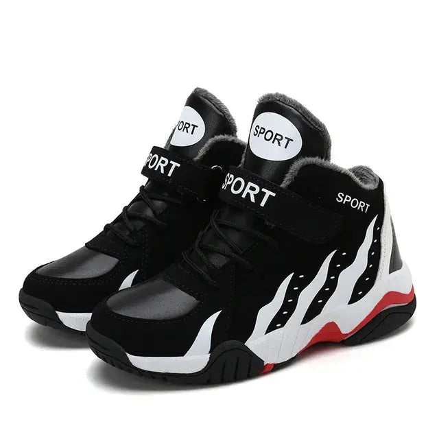 Winter WonderRun: Kids' Plush Sneakers My Store