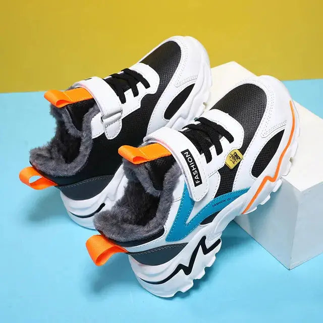 Cozy Stride Kids' Winter Sneakers - Pinochio