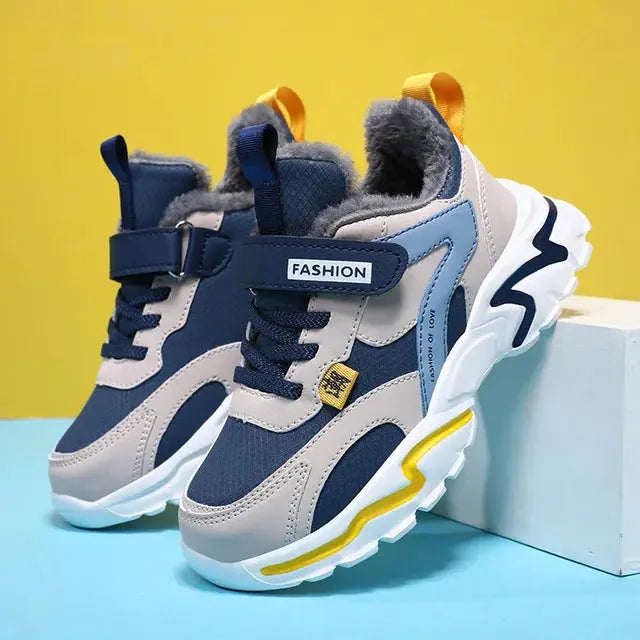 Winter WonderRun: Kids' Plush Sneakers My Store