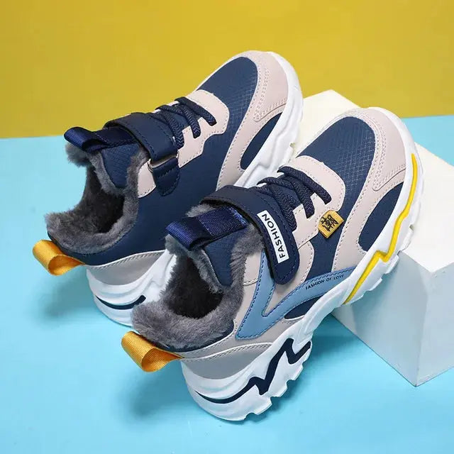 Cozy Stride Kids' Winter Sneakers - Pinochio