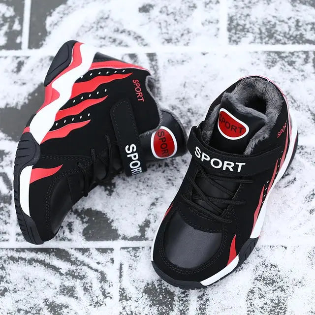 Cozy Stride Kids' Winter Sneakers - Pinochio