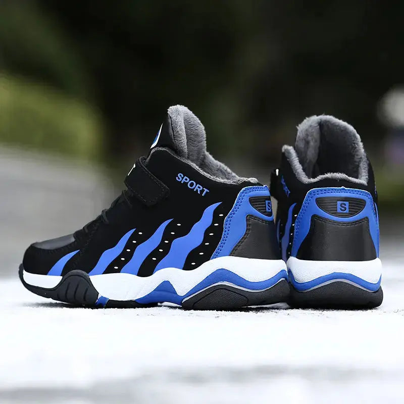 Winter WonderRun: Kids' Plush Sneakers My Store