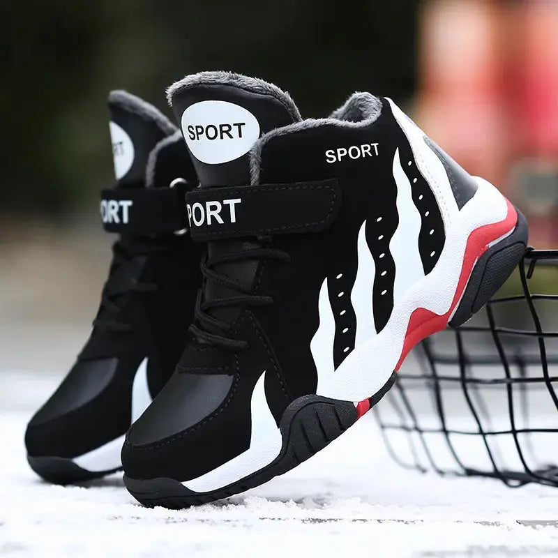 Winter WonderRun: Kids' Plush Sneakers My Store