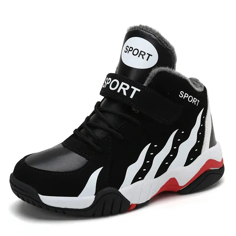 Winter WonderRun: Kids' Plush Sneakers My Store