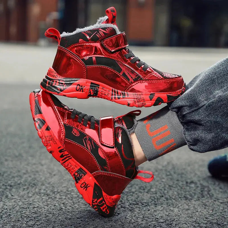 FrostStride: Kid's Winter Adventure Sneakers - Pinochio