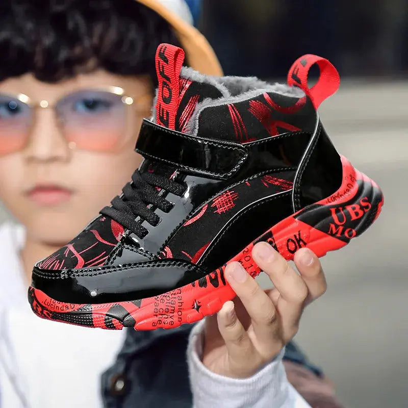 FrostStride: Kid's Winter Adventure Sneakers - Pinochio