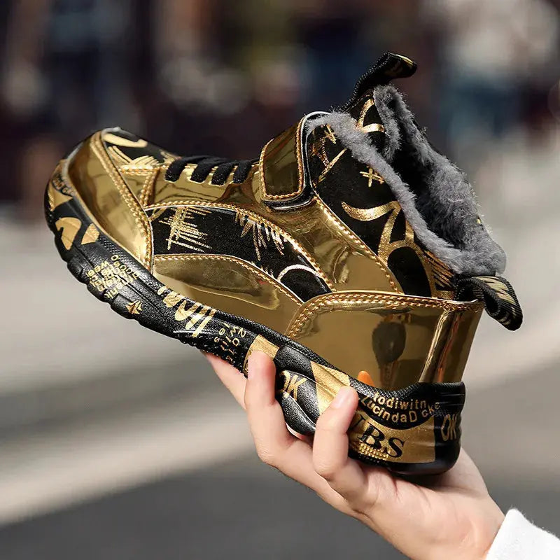 FrostStride: Kid's Winter Adventure Sneakers - Pinochio