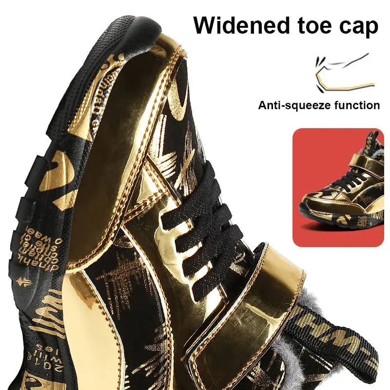 FrostStride: Kid's Winter Adventure Sneakers - Pinochio