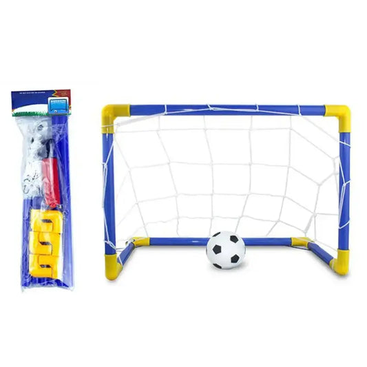 2 set Football Goal Toy Set Kids Soccer Goal Pool Set for Toddler Boys and Girls 3+ Kids Ball Toy Pinochio