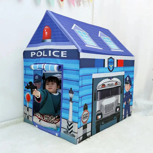 [TML] 120*107cm indoor Game Room Colorful police children tent Kids Playhouse Princess castle Play house travel tent outdoor toy Pinochio