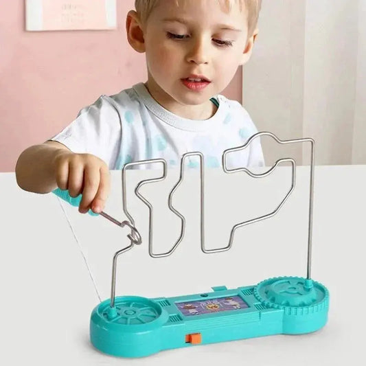 Kids Collison Electric Shock Toy Education Electric Touch Maze Game Party Funny Game Science Experiment Toys for Children Gift Pinochio