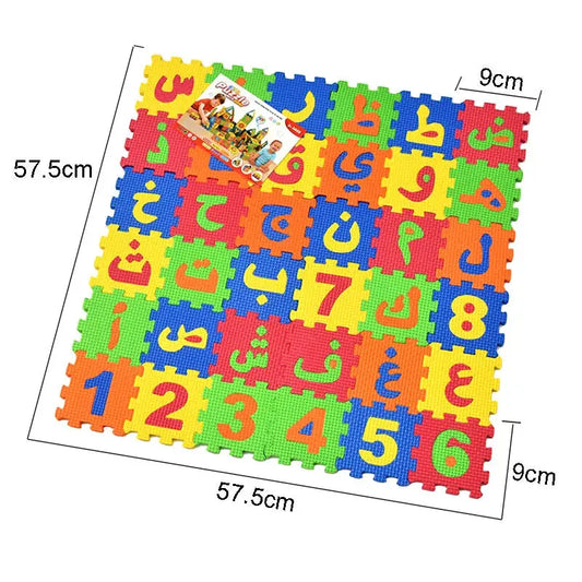 EVA Play Foam Number Arabic Letter Mats Puzzle Toys for Muslim Kids Soft Floor Play Carpet Educational Crawling Mat Baby Toy Pinochio