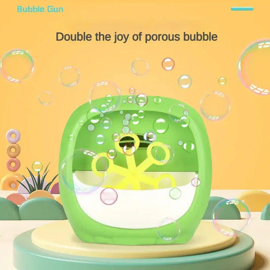 Electric Bubble  Cartoon Dinosaur Animal Shape Full Automatic Continuous Bubble Hand-held Desktop Bubble Machin Pinochio