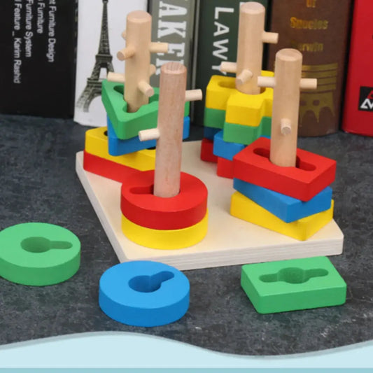 Wooden Toys for Kids Children's Montessori Early Education Toys Logical Training Toys for Baby Birthday Gift for Boys and Girls Pinochio