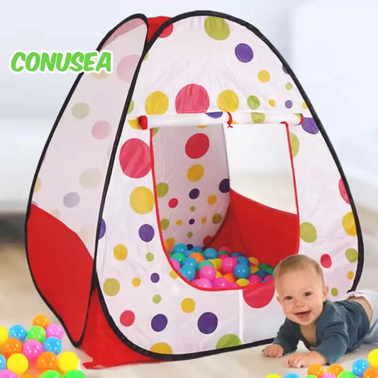 100CM Large Portable kids Play Tent house Ball Pool Folding boys girls indoor Outdoor tents for baby Children Play house gift Pinochio