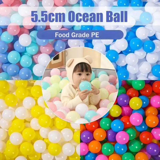 Colors Baby Plastic Balls 50Pc Eco-Friendly Soft Ocean Balls Funny Children Baby Swim Pit Toy Water Pool Ocean Wave Ball Toyball Pinochio