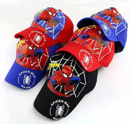 Spiderman Baseball Cap Boys Girls Hats Superhero Peripheral Sunhat Childrens Birthday Gift Cosplay Props Fashion Caps Pinochio