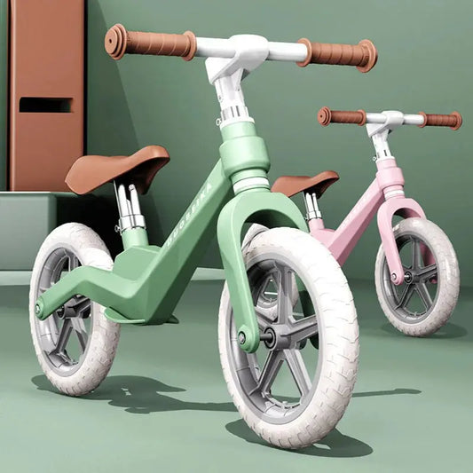 Outdoor Children's Balance Bike Toys Without Foot Pedal Baby Sports Training Walker Bicycle Inflatable Tires Best Gift for Kids Pinochio