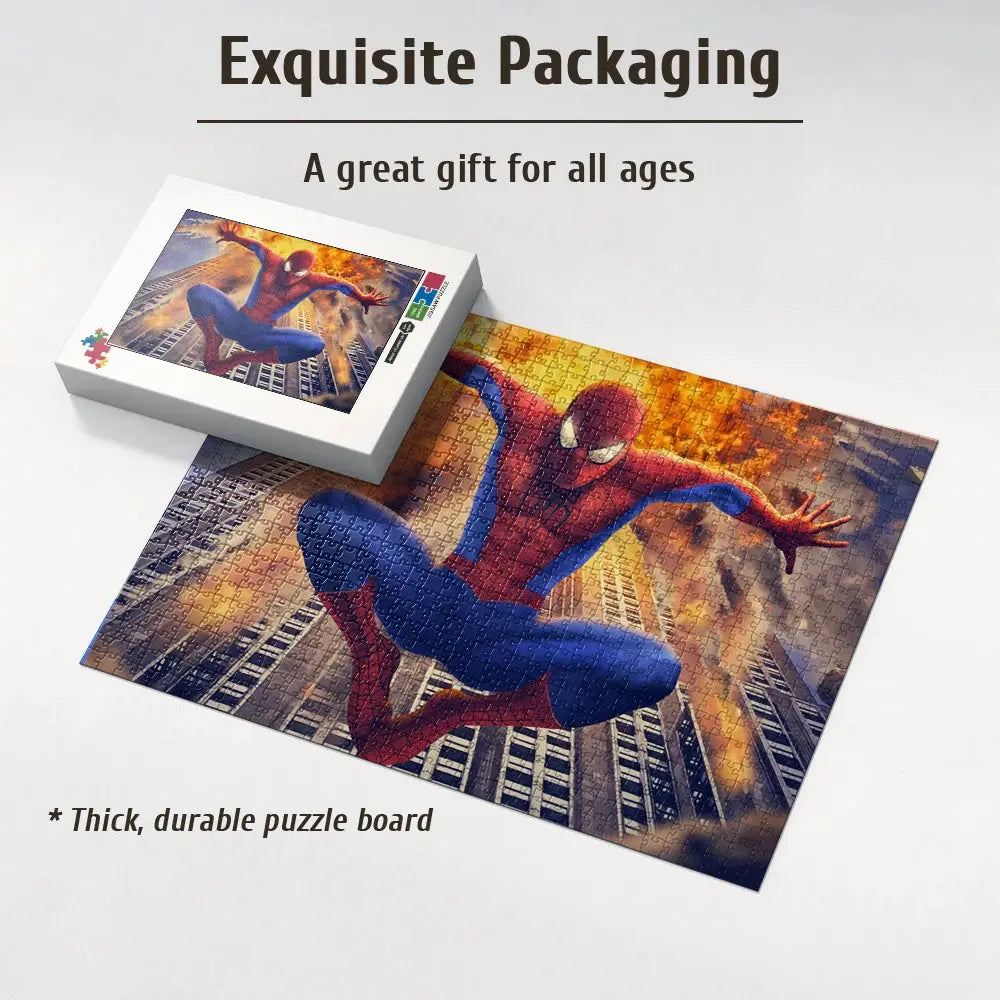 108/200/300/500/1000pcs Spider Man puzzles, gifts, Wooden high-quality floor puzzle Pinochio