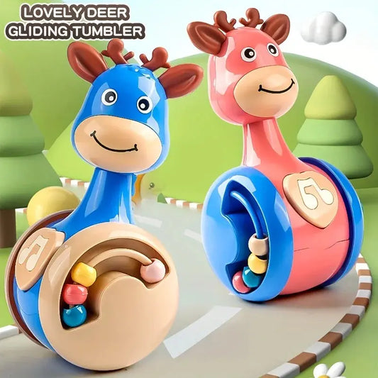 Roly Poly Baby Toys 6 to 12 Months, Tumbler Wobbler Toys for Infant Boy Girl - Perfect for Learning to Climb & Early Education! Pinochio