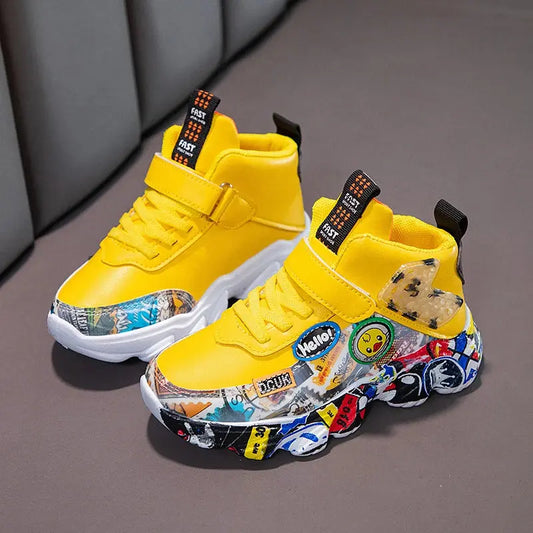 Stride Right Leather Sneakers for Kids My Store